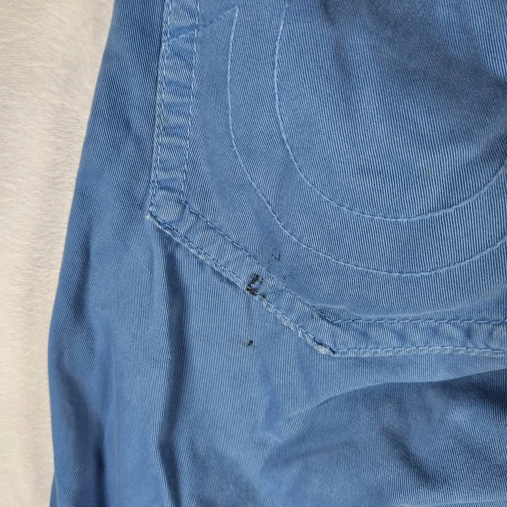 True Religion Mens Blue Pants‎ Size 33 Distressed Denim Jeans